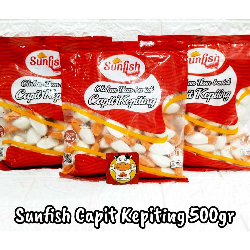 

SUNFISH CAPIT KEPITING 500GR-FROZEN FOOD-BRONTZ JOGJA