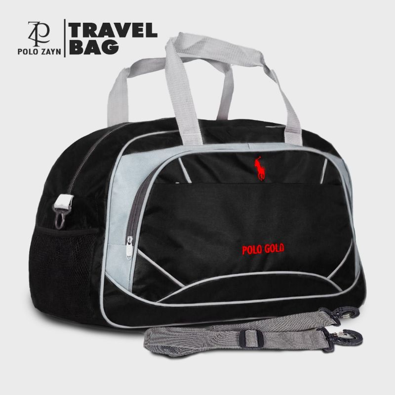 Tas Pakaian Travel Bag 50 Liter Tas Jinjing Pria polo gold Jumbo Original