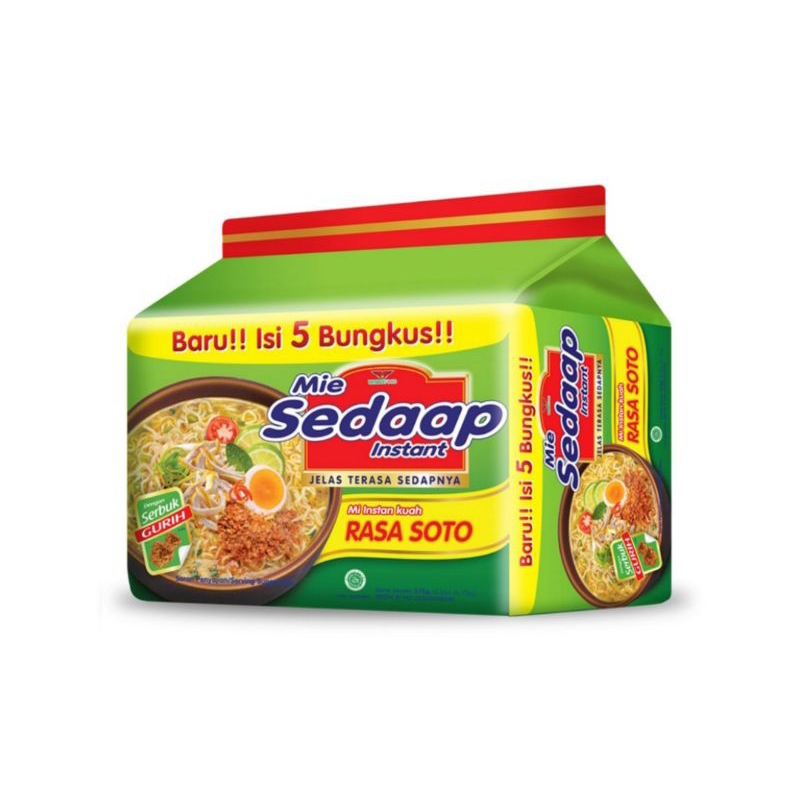 

Sedaap Mie Instan Soto 5 x 75gr