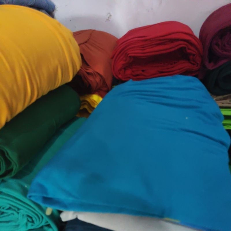 Kain Kaos Kiloan|Rib Katun|Rib Combed