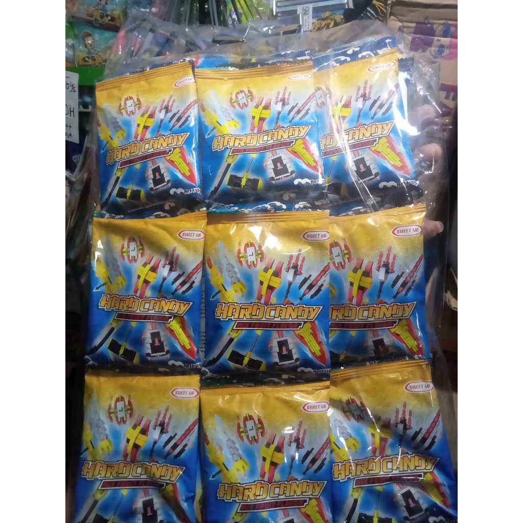 

permen anak warung rasa lego mobil senjata bagus 30pcs