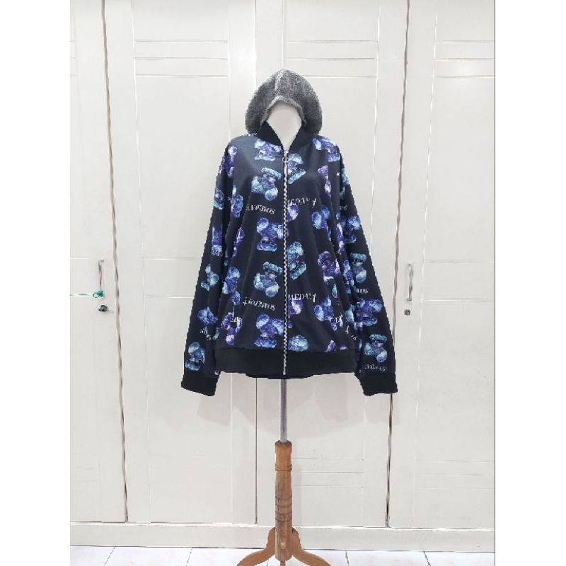 jaket beruang lucu |kawai kawaii liz lisa rojita dear my love deary | jiraikei jirai kei grunge goth