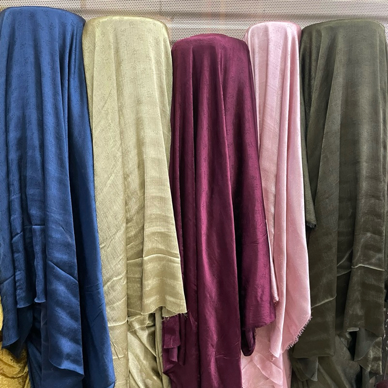 TYH kain satin crinkle embos jacquar/satin cradenza embos jacquar/satin youryu embos jacquar