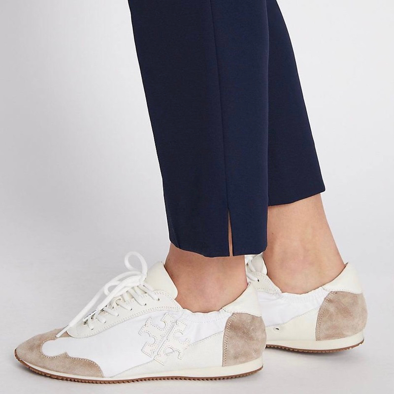 Original Tory Burch Vintage Double T Trainers / Sneakers