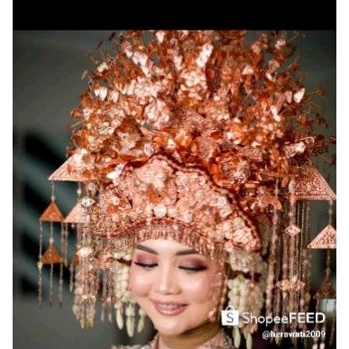 Set Mahkota adat Palembang/aksesoris kepala adat Palembang