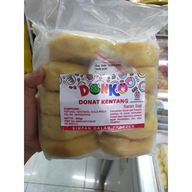 

DONKO DONAT KENTANG ISI 10