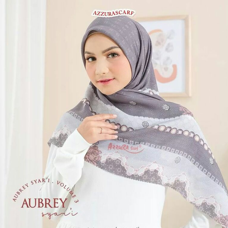 Aubrey Syari by Azzura Scarf Vol 3 - 07 Serat Perancis