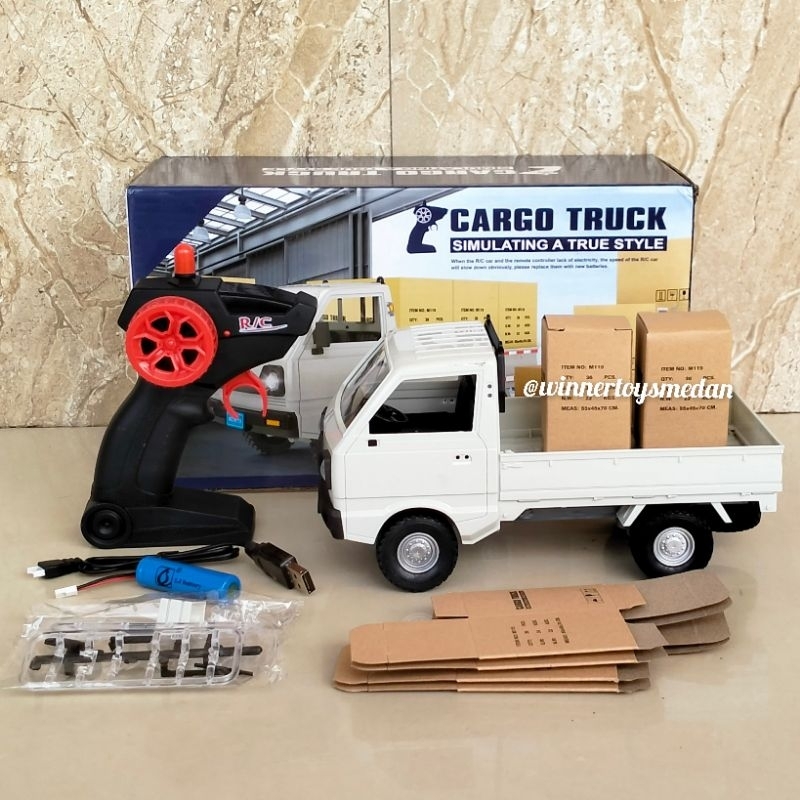 Mainan Mobil Cargo Truck Rc / Truck Rc Pick Up / Mobil Remote Control Angkat Barang Pickup L300 spra