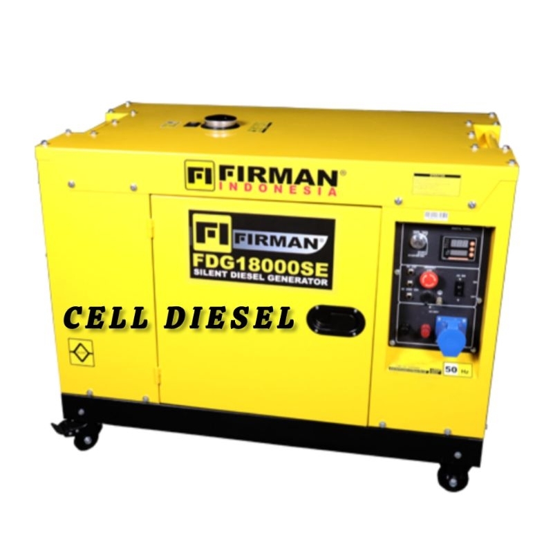 Genset Firman Silent Diesel 1 Phase FDG18000SE Generator Diesel