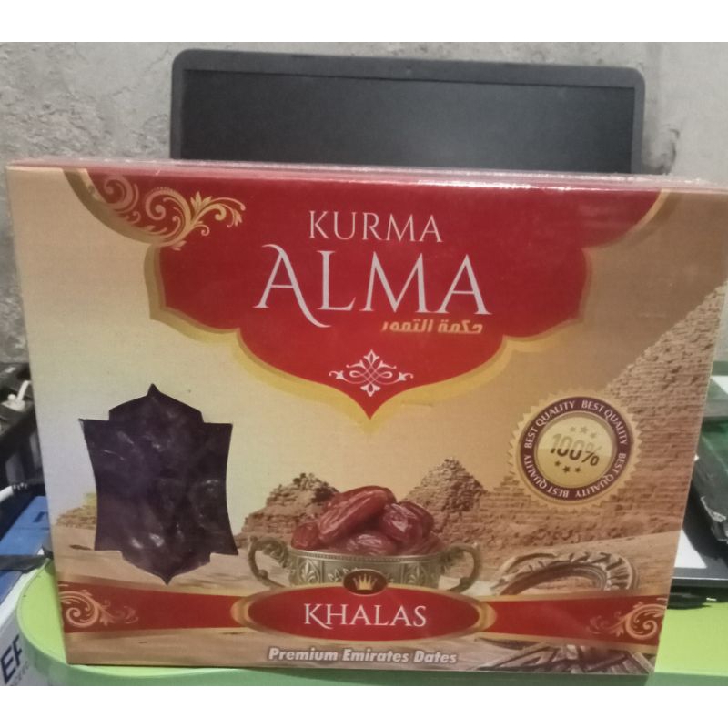 

Kurma Kurma khalas ALMA 900 gram