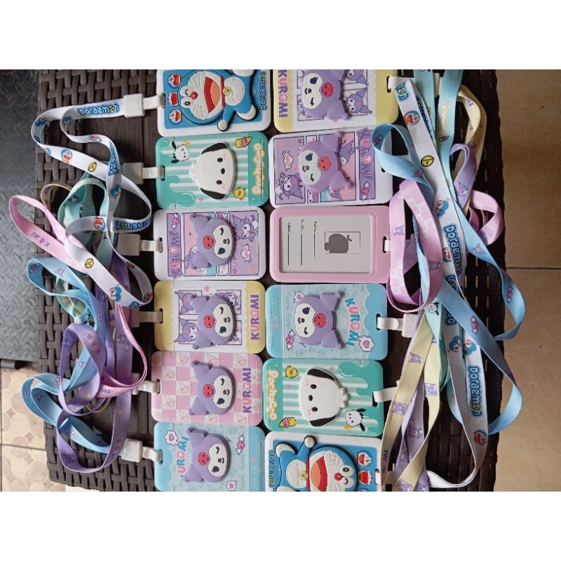 

GANTUNGAN NAME TAG/ ID CARD HOLDER GAMBAR CARTOON KUROMI, DORAEMON, DLL MURAH