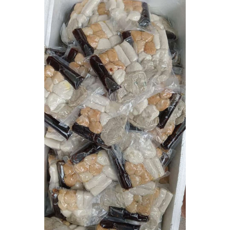 

Pempek tengiri Palembang isi 10