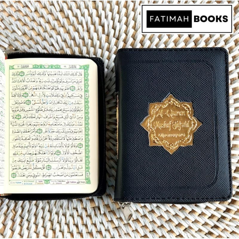 Alquran Mushaf Tajwid Diponegoro Ukuran Saku A7 - Al Quran Pocket Resleting