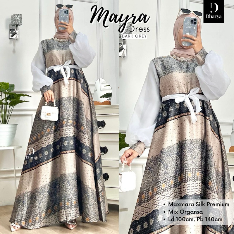 GAMIS DRESS MAYRA ORIGINAL BY DHARYA