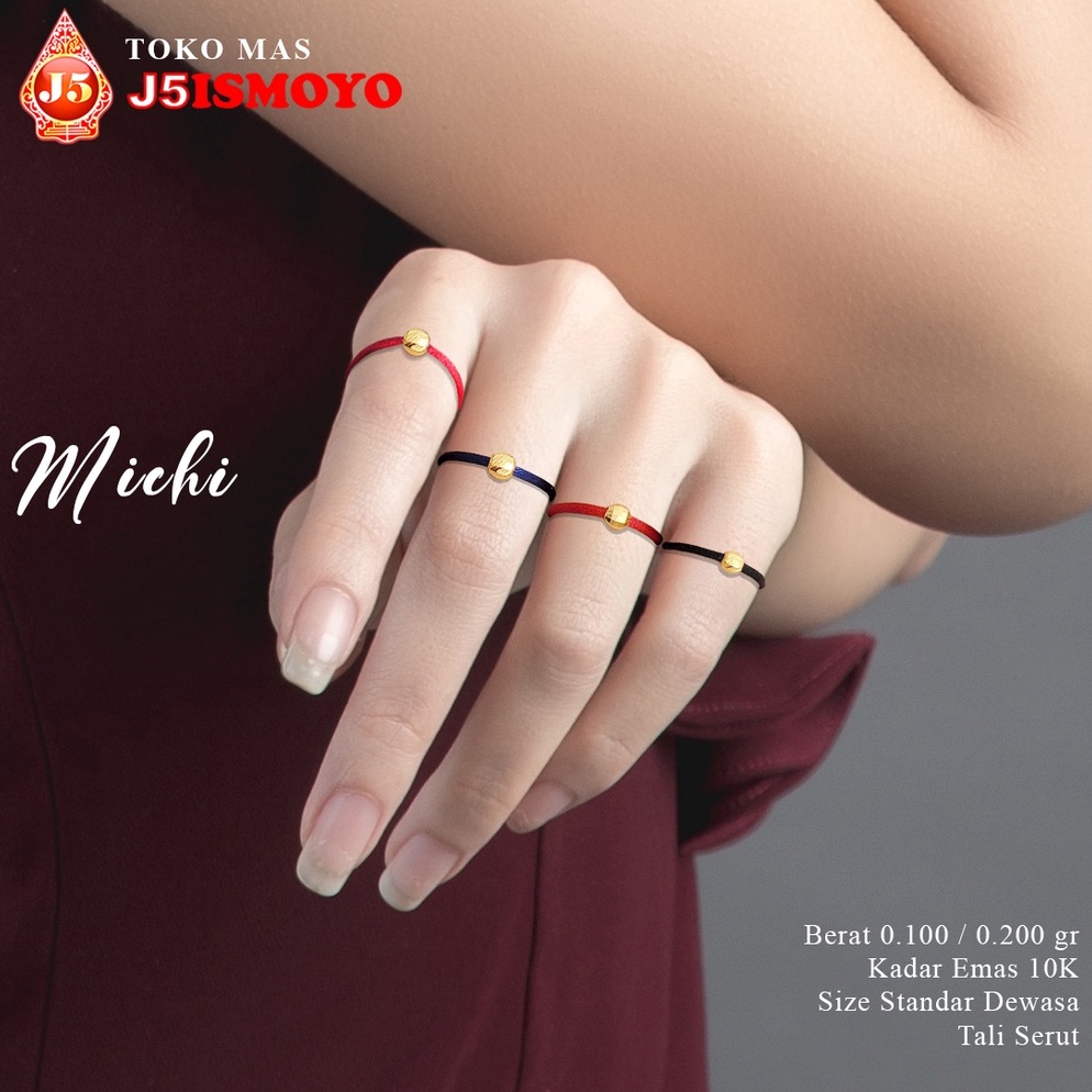 Sale Sekarang Cincin Emas Tali Mici J5 Ismoyo