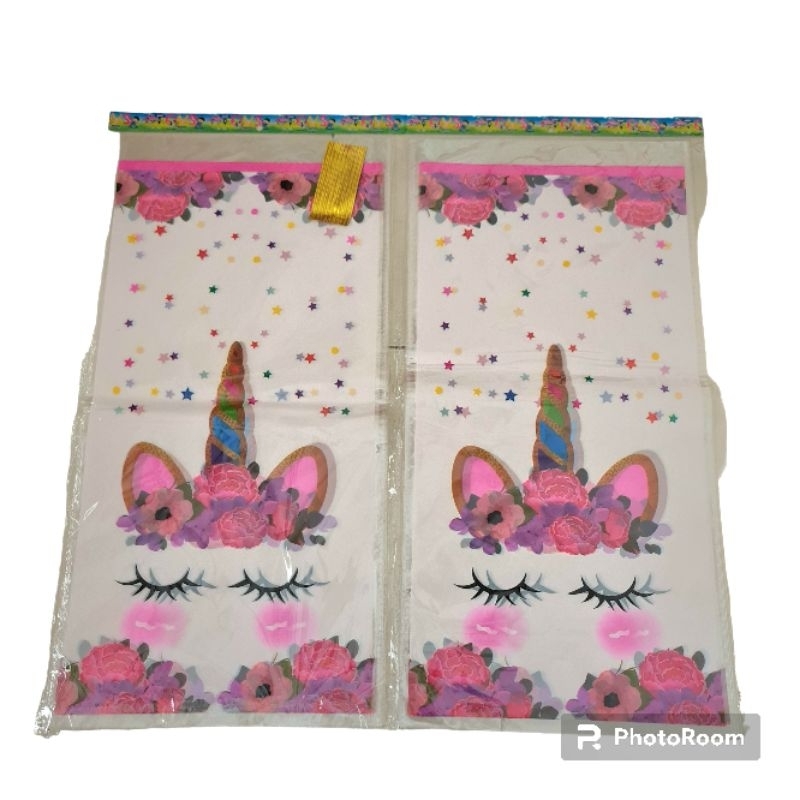 

Plastik Snack Ultah Unicorn 50x25 CM/ Plastik Souvenir Unicorn isi 10