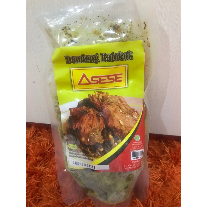 

DENDENG BATOKOK (CABE HIJAU) ASESE - 200 GRAM