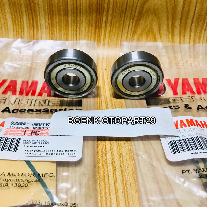 BEARING 6300Z 2PCS RODA DEPAN VEGA R NEW JUPITER Z MIO SPORTY SMILE NMAX AEROX MIO J MIO M3