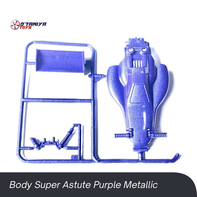 Body Tamiya Super Astute Repaint Purple Metallic Body Super Astute Ungu Metallic