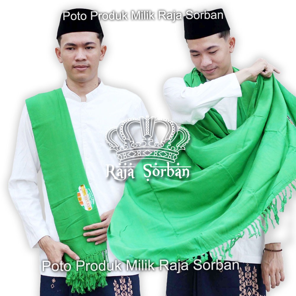 Rida' Al Yamani - Ar Rida' Yamani - Sorban Yamani - Rida' Al Maliki - Sorban Hijau Maliki