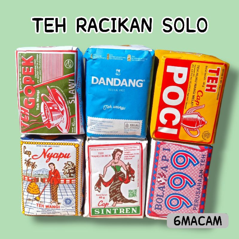 

TEH RACIKAN SOLO 6PAKET GOPEK NYAPU SINTREN. RACIKAN TEH SOLO