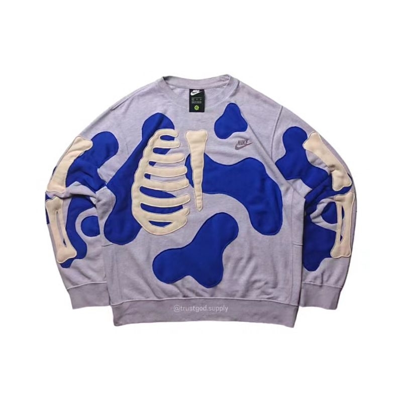 REWORKED NIKE SKELETON CREWNECK