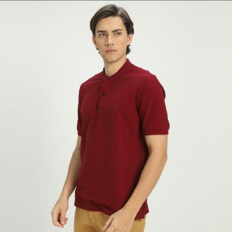 NEW - HEAVEN LIGHTS MEN KOKO Polo Chiangi Maroon