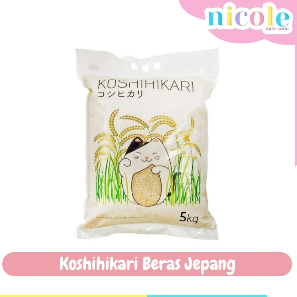 

koshihikari Beras Jepang 5kg / Koshihikari 2kg Beras Jepang Premium Rice MPASI Anak