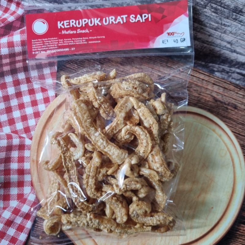 

Kerupuk Urat Sapi Mutiara 50gr