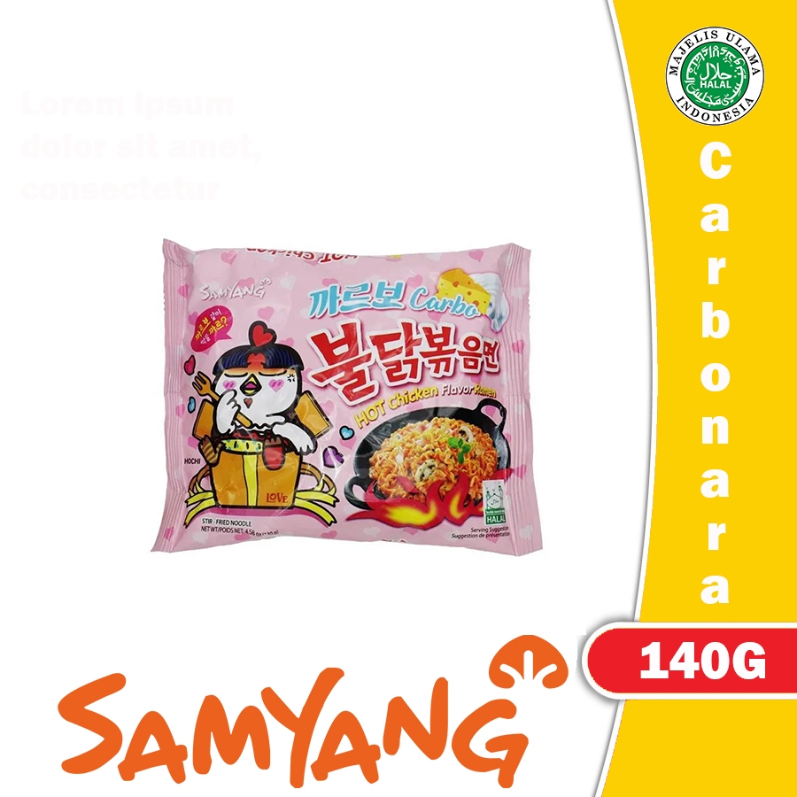

Samyang Hot Chicken Ramen Carbonara 130 Gr