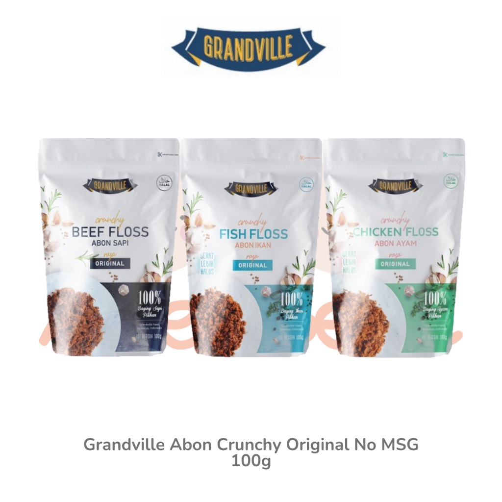 

Grandville Abon MPASI Crunchy No MSG Tanpa Pengawet Rasa Original 100g