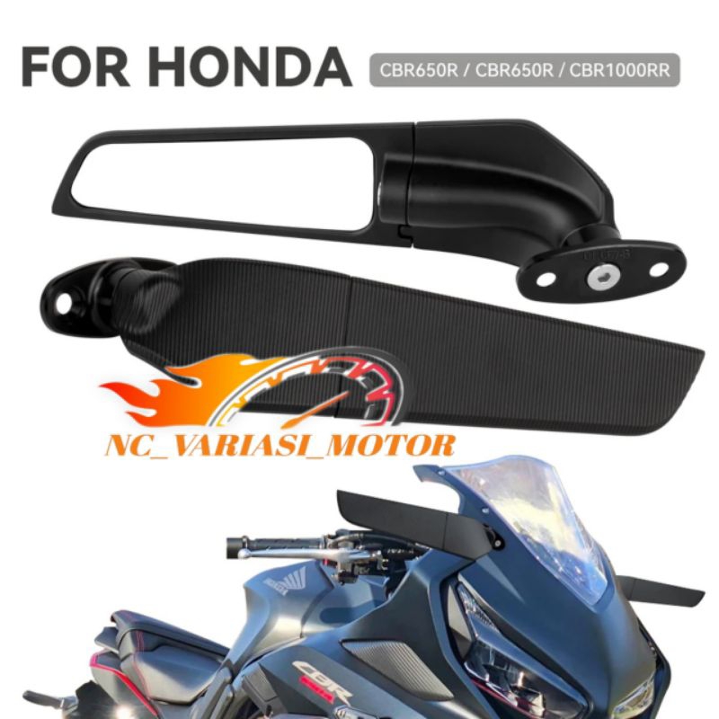 Spion Winglet Stealth MSX Racing Full Cnc Universal Cbr 150r Ninja 250 Fi Cbr250rr R15 R25 R1v3