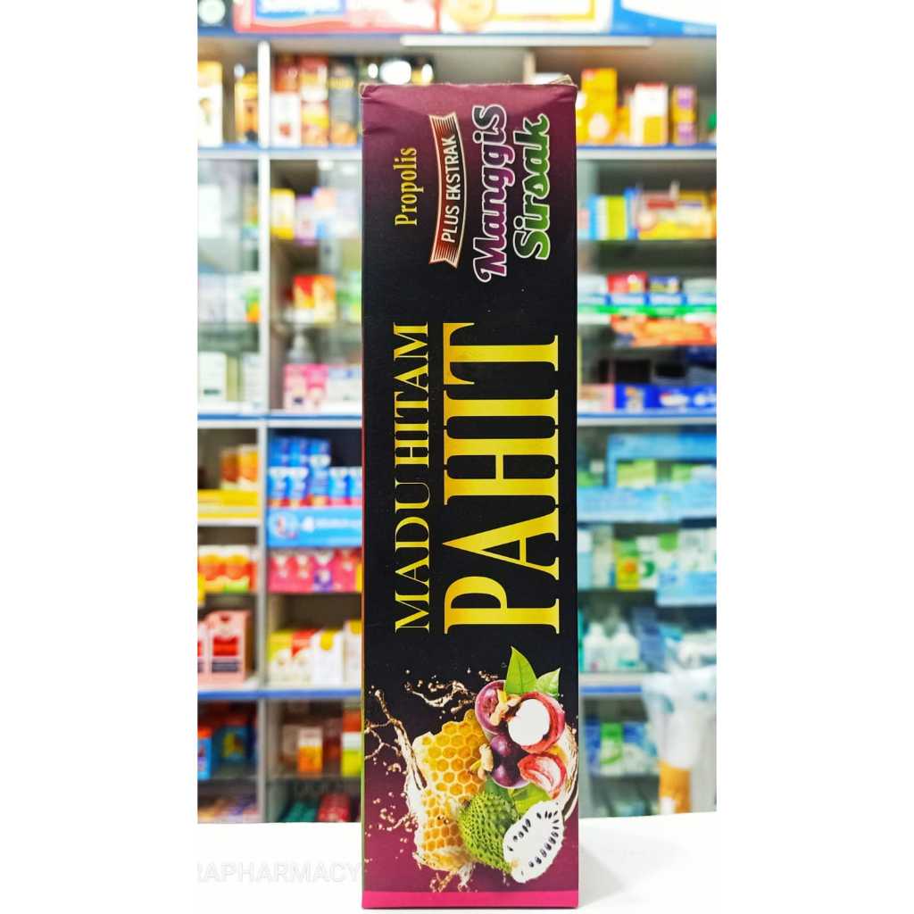 Madu Hitam Pahit Propolis Plus Ekstrak Manggis Sirsak 𝟒𝟕𝟎𝐆𝐑 - Menjaga Stamina dan Vitalitas Pria