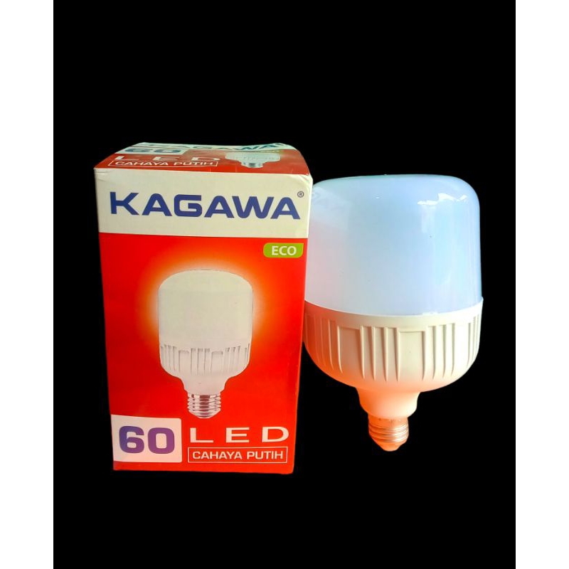 Lampu LED 60 Watt merk KAGAWA Cahaya Putih