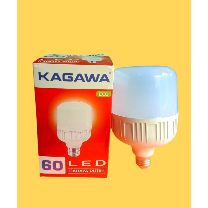 Lampu LED 60 Watt merk KAGAWA Cahaya Putih