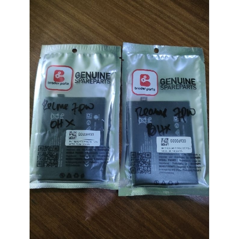 baterai realme 7pro braderpart ori