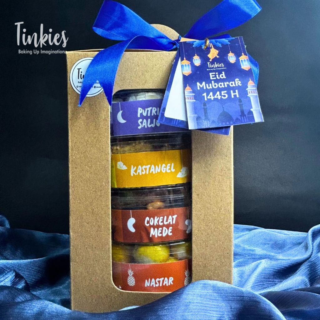 

Hampers Tinkies Kue Kering Premium (4 Toples 250gr)