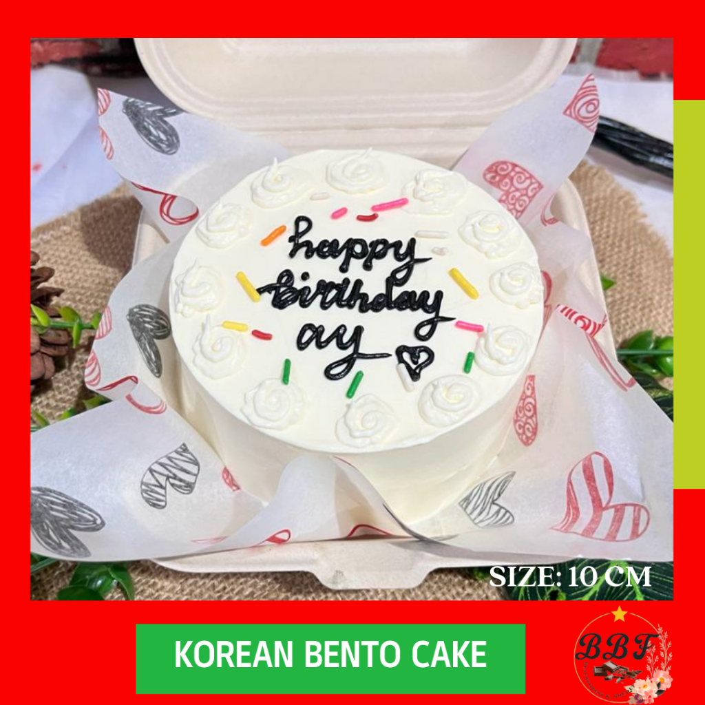 

NOB Bento Cake / Korean Bento Cake / Korean Lunch Box / Korean Cake Murah