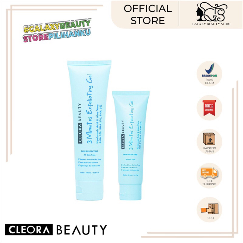 CLEORA BEAUTY 3 MINUTES EXFOLIATING GEL / CLEORA 3 MINUTES EXFOLIATING GEL