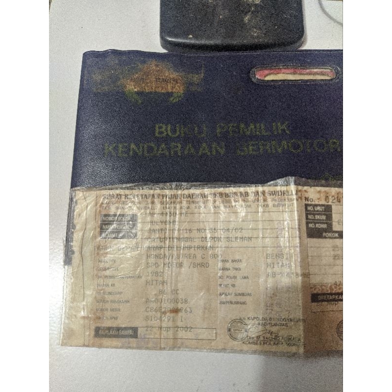 

DOKUMEN SUPERCUB C800/C86 SEBELAH