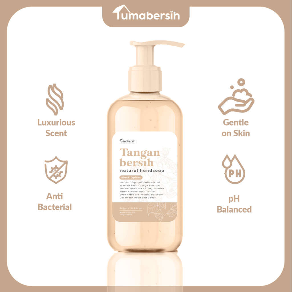 Sabun Cuci Tangan Black Opium Sabun Cuci Tangan Premium Handsoap Anti Bacterial Moisturizer