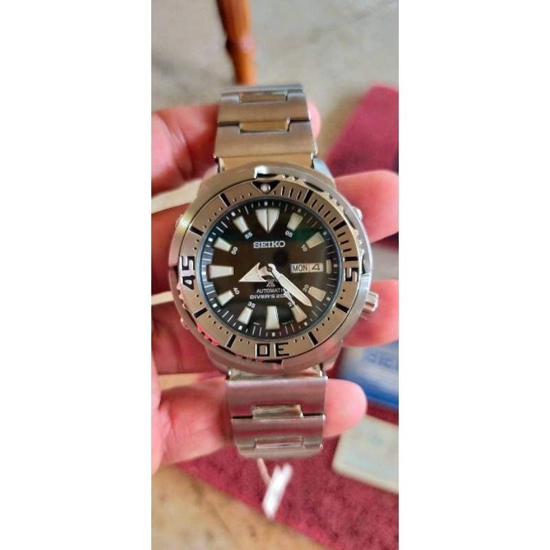 pasaran 5jt up New seiko baby tuna zirah SRP637K1 prospex diver monster not green and blue