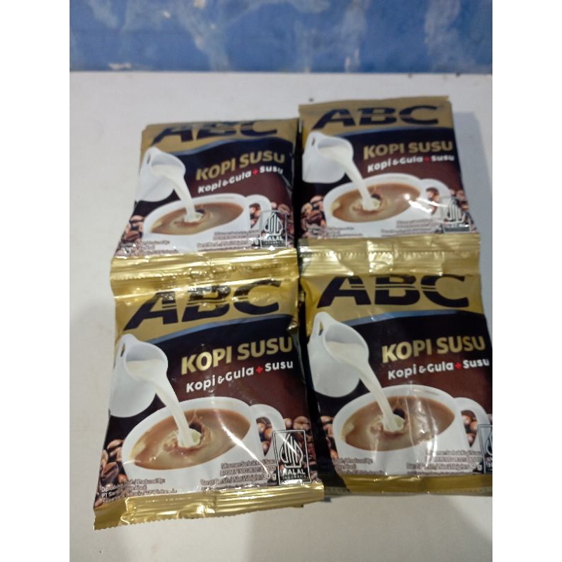 

Kopi ABC SUSU sachet 30gr isi 10