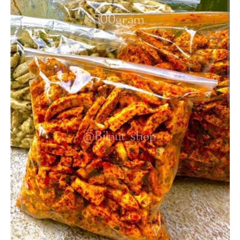 

Basreng Daun jeruk Pedas Original 500gram