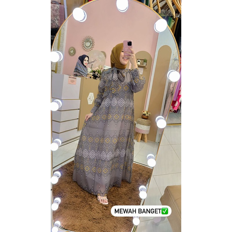 Gamis premium organza