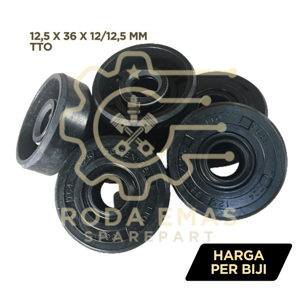 Oil Seal Monoshock Honda Megapro/Kawasaki Ninja R 12,5 x 36 x 12/12,5 mm (Sil Oli Rear Shockbreaker 