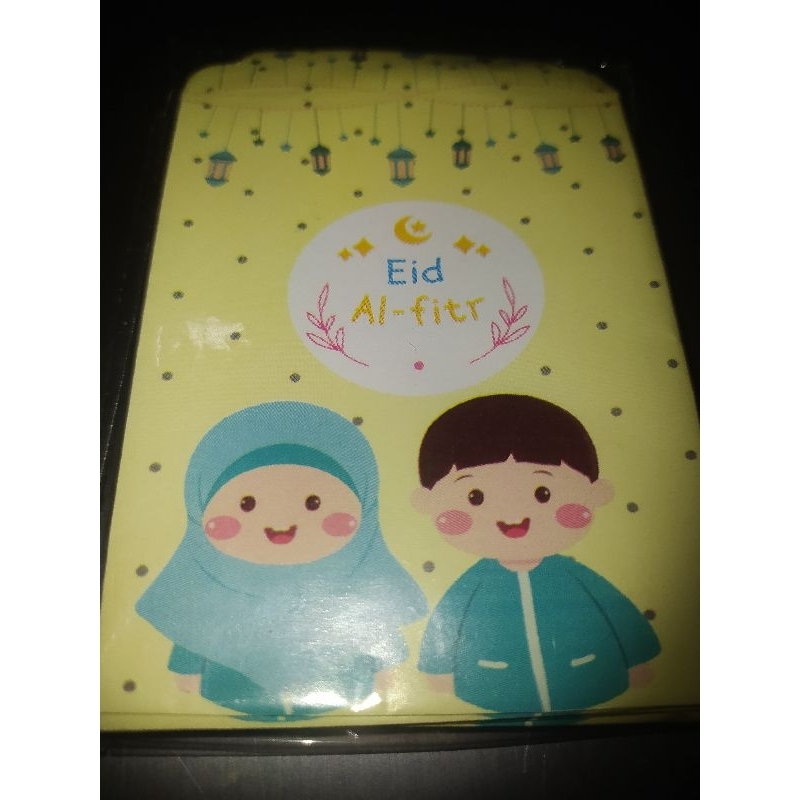 

Amplop lebaran Karakter Eid Al-Fitr harga untuk per pak isi 10