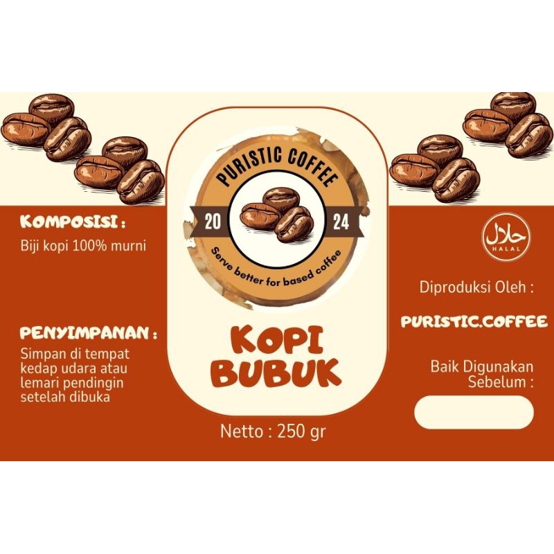 

Bubuk kopi Robusta Murni