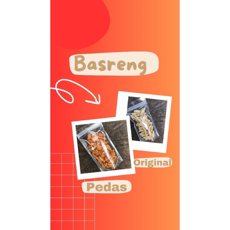 

basreng pedas dan original 50 gram