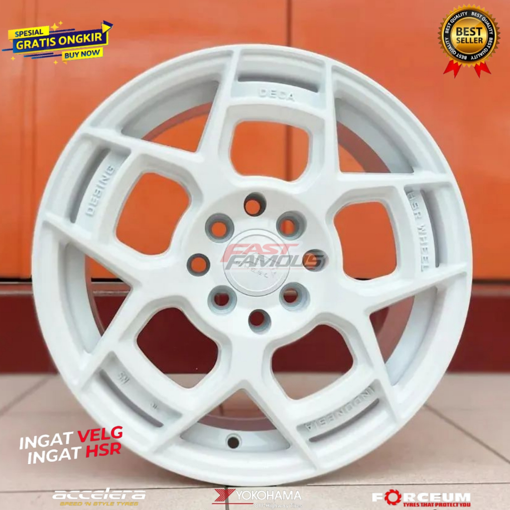 Velg racing mobil avanza, xenia termurah r15 rata body hsr wheel type desing deca